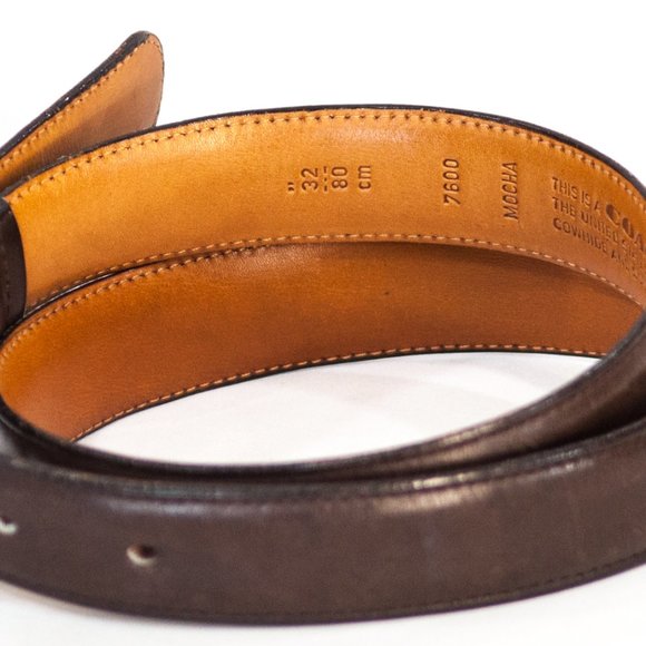 Coach brown belt 32 - Picture 3 of 6